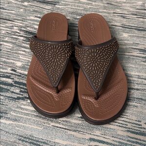 Brown Crocs, NWOT